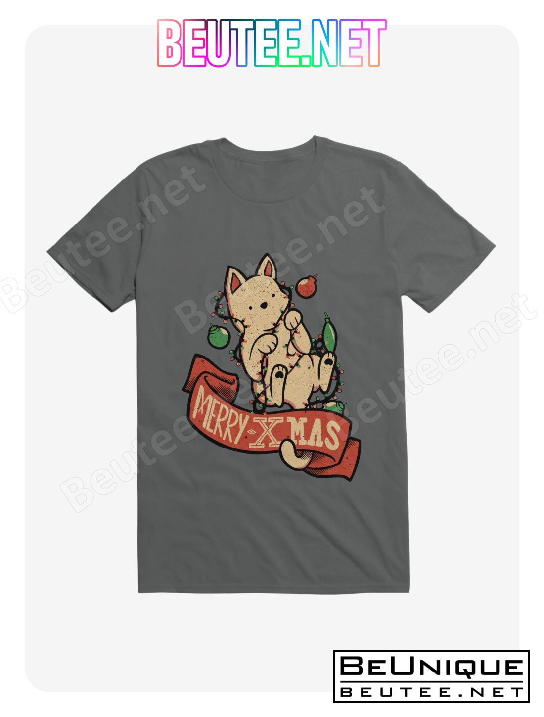 Merry Xmas Cat T-Shirt