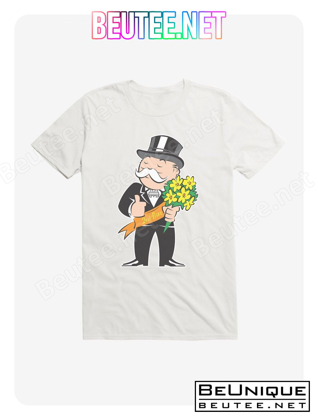Monopoly Mr. Monopoly Winning Bouquet T-Shirt