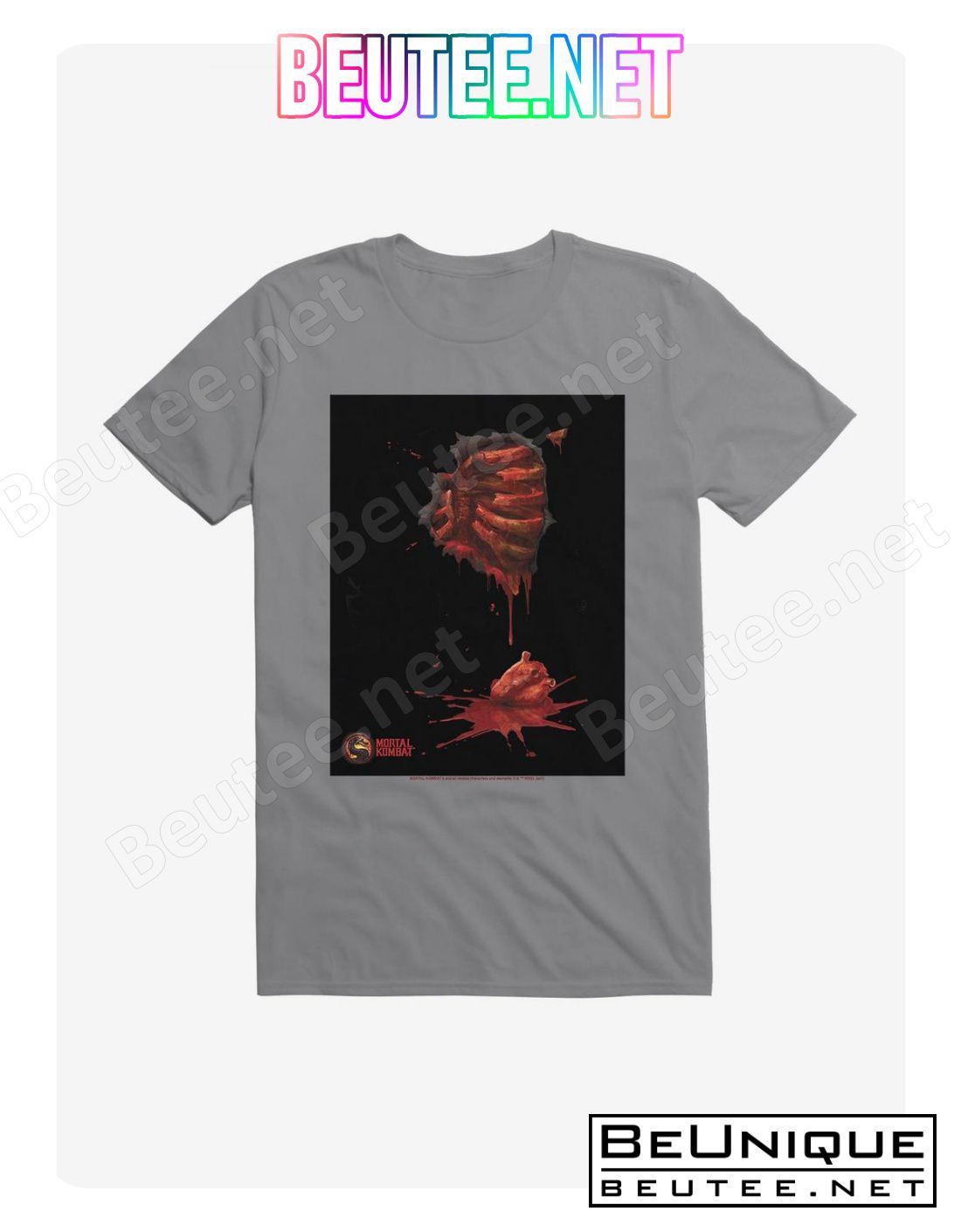 Mortal Kombat 9 Bleeding Ribcage T-shirt