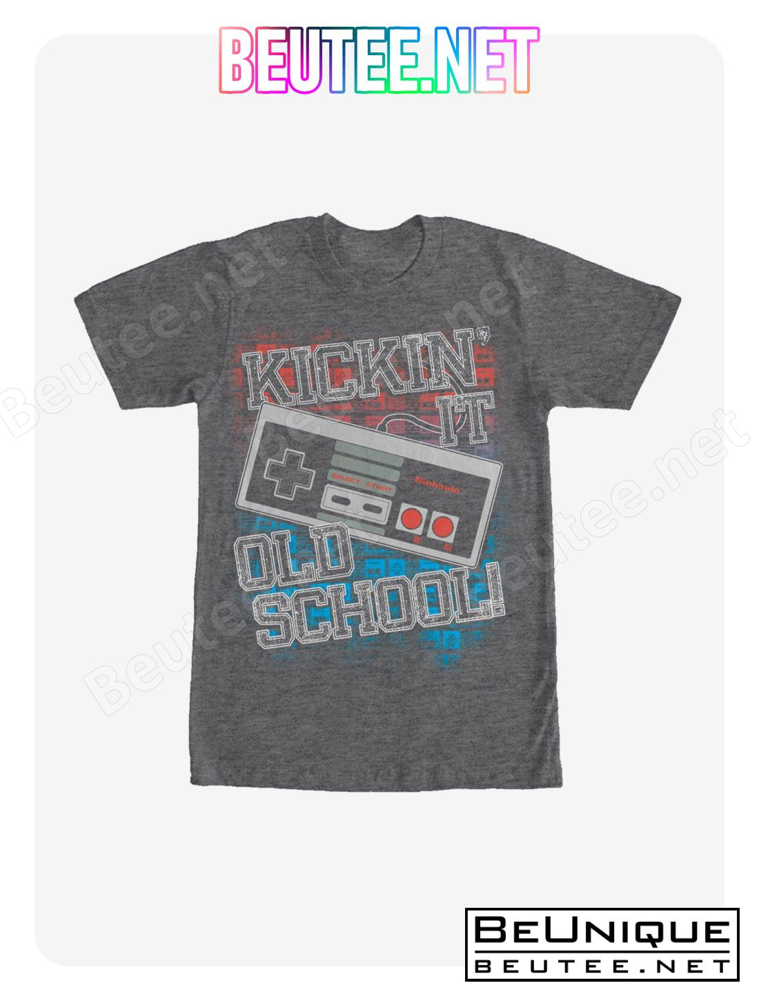 Nintendo Kicking It Old School NES Controller T-Shirt