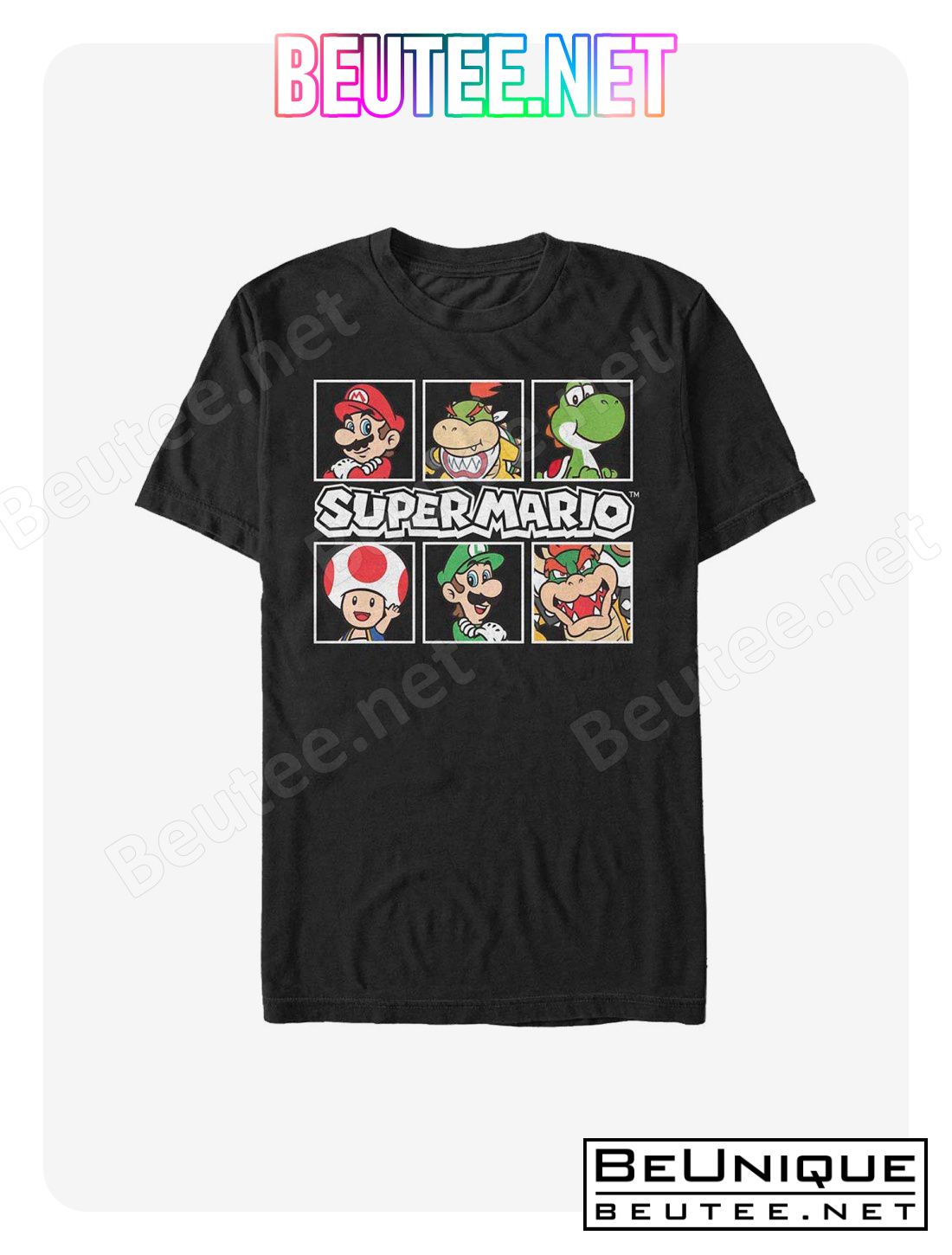 Nintendo Mario Simple Logos T-Shirt