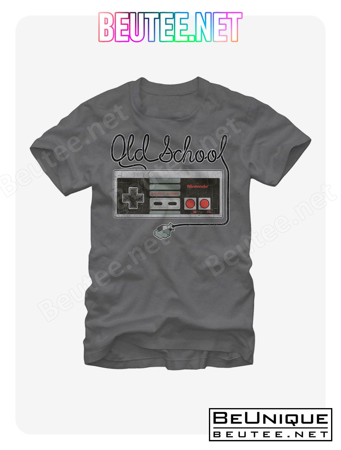 Nintendo Old Schoool NES Controller T-Shirt