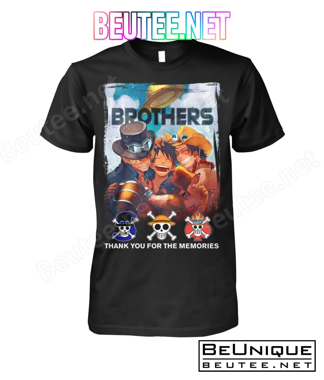 One Piece Brothers Thank You For The Memories Shirt