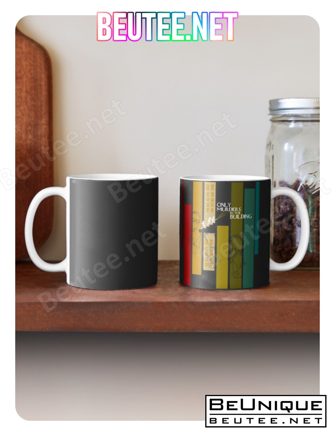 Only Murders In The Building Line Art Poster Coffee Mug