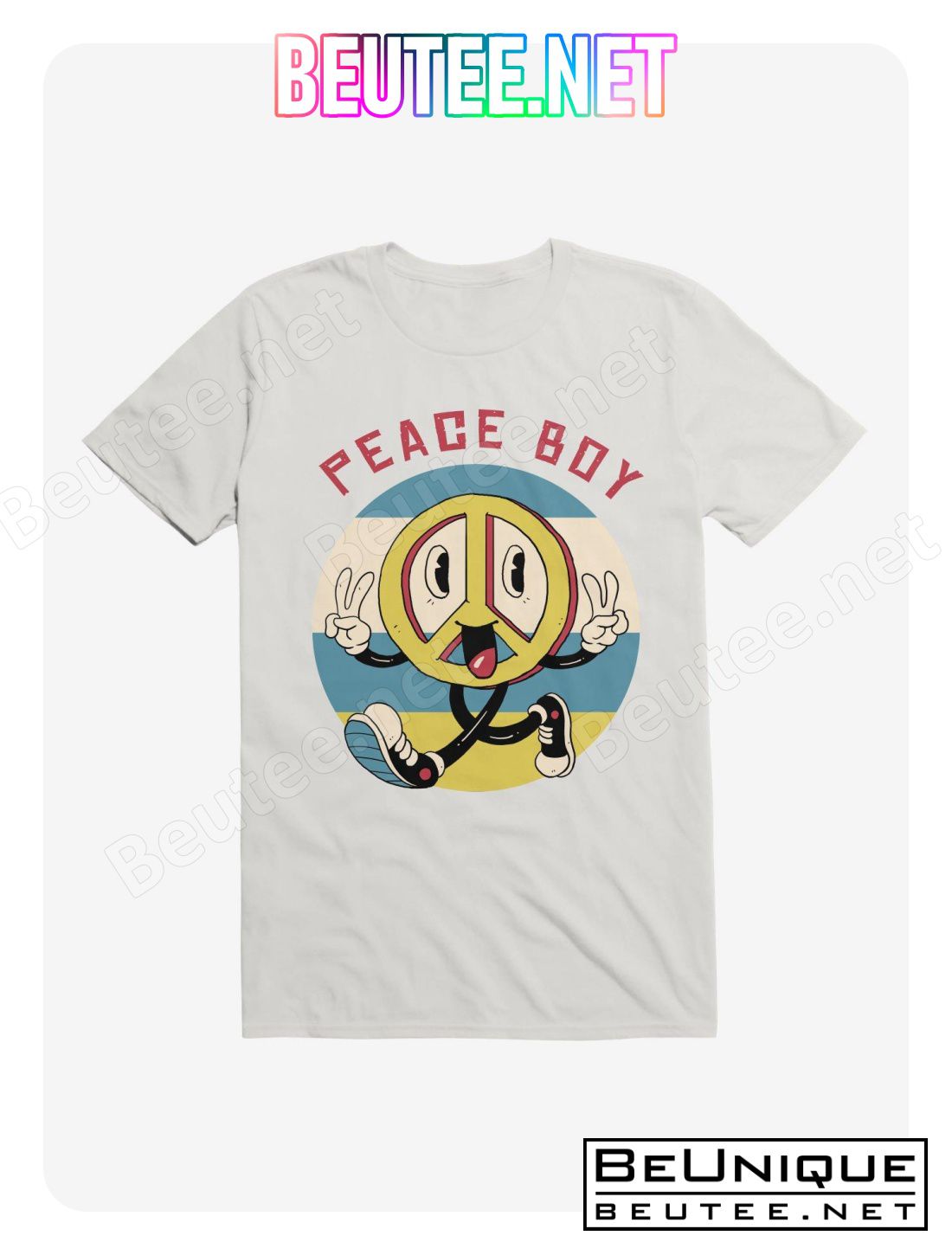 Peace Maker Peace Boy White T-Shirt