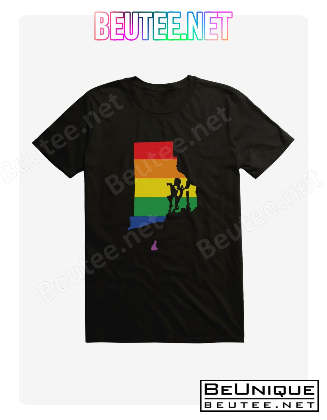 Pride State Flag Rhode Island T-Shirt