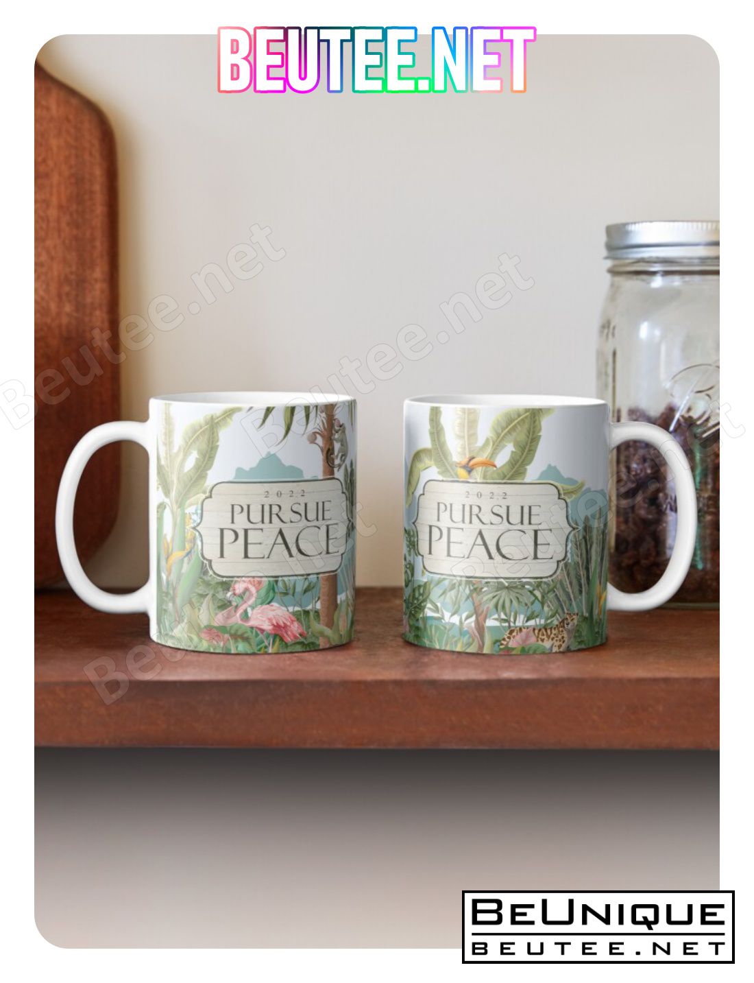 Pursue Peace (Jungle) Coffee Mug