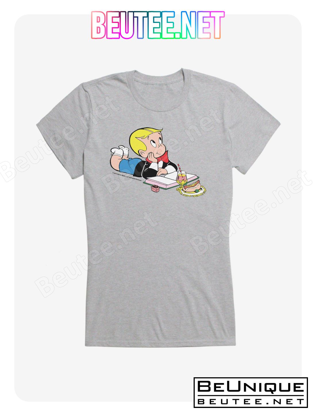 Richie Rich Reading And Snacking T-Shirt