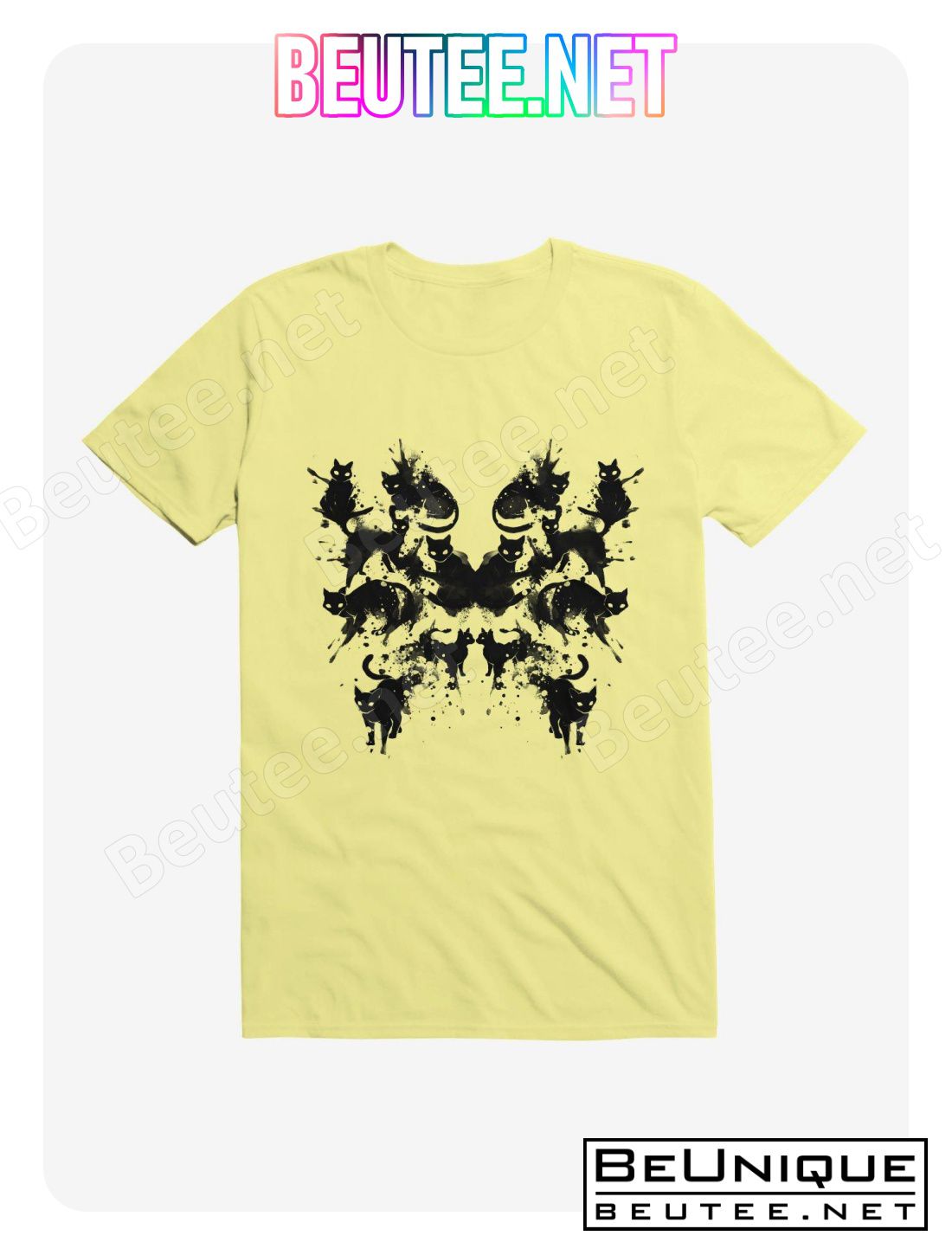 Rorschach Test Cat's On My Mind T-Shirt