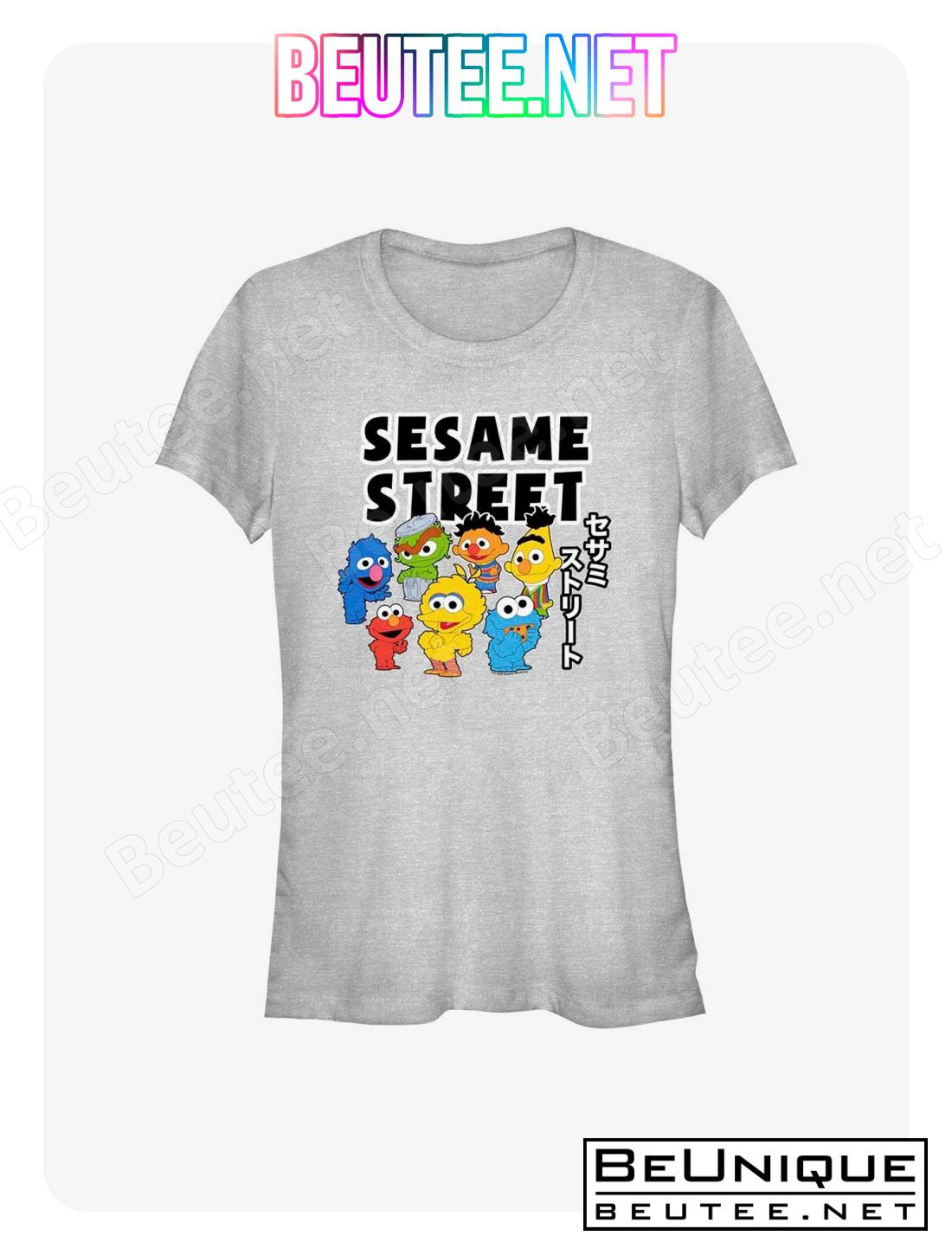 Sesame Street Kawaii Group T-Shirt