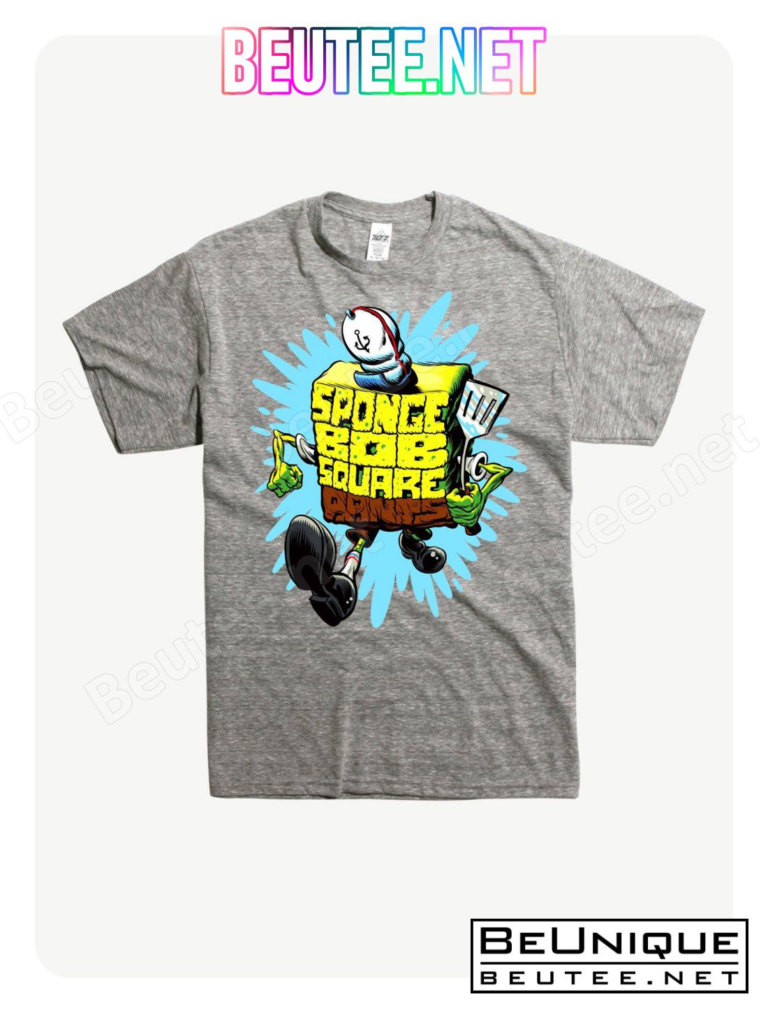 SpongeBob Patch Word Art T-Shirt