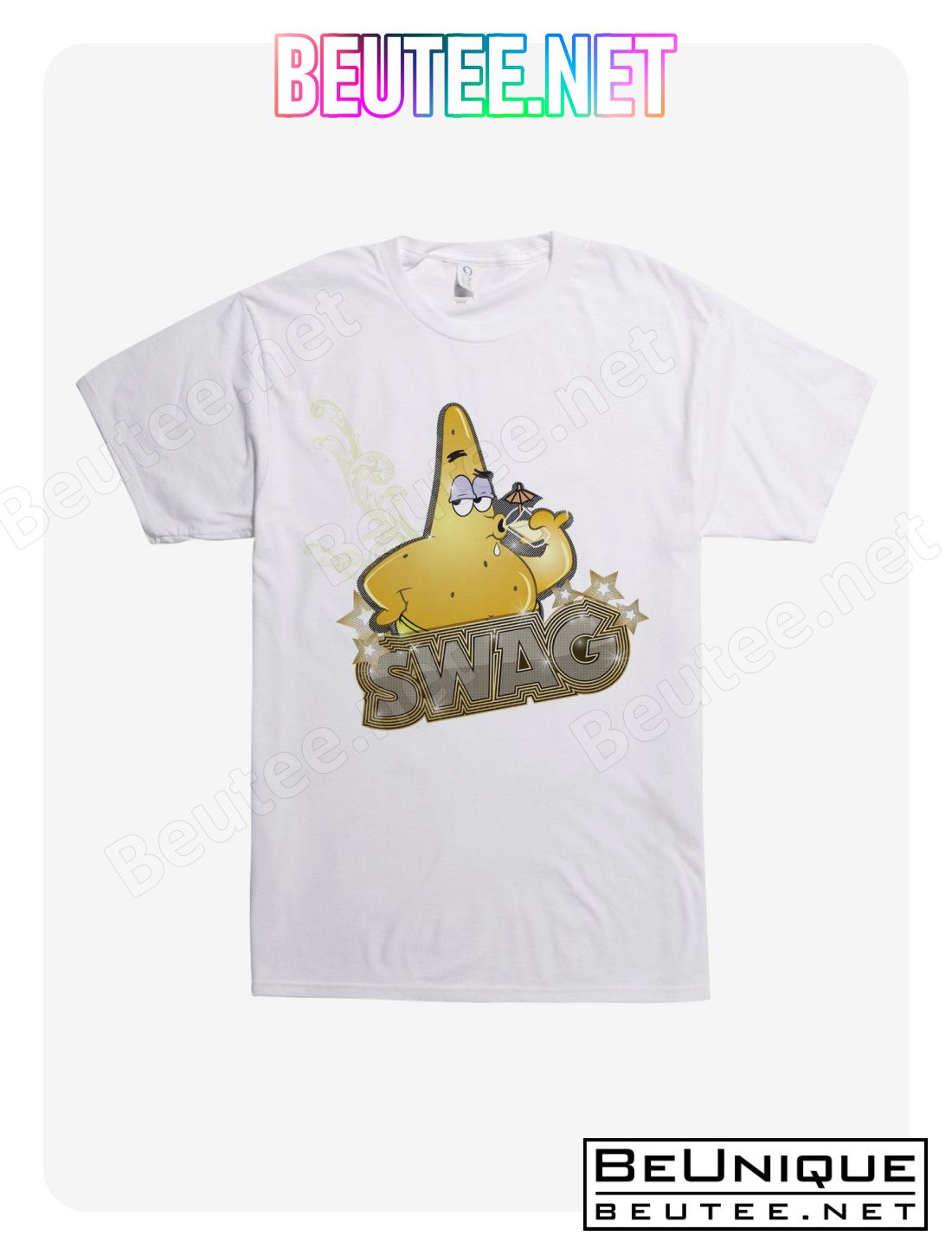 SpongeBob SquarePants Patrick Gold Swag T-Shirt