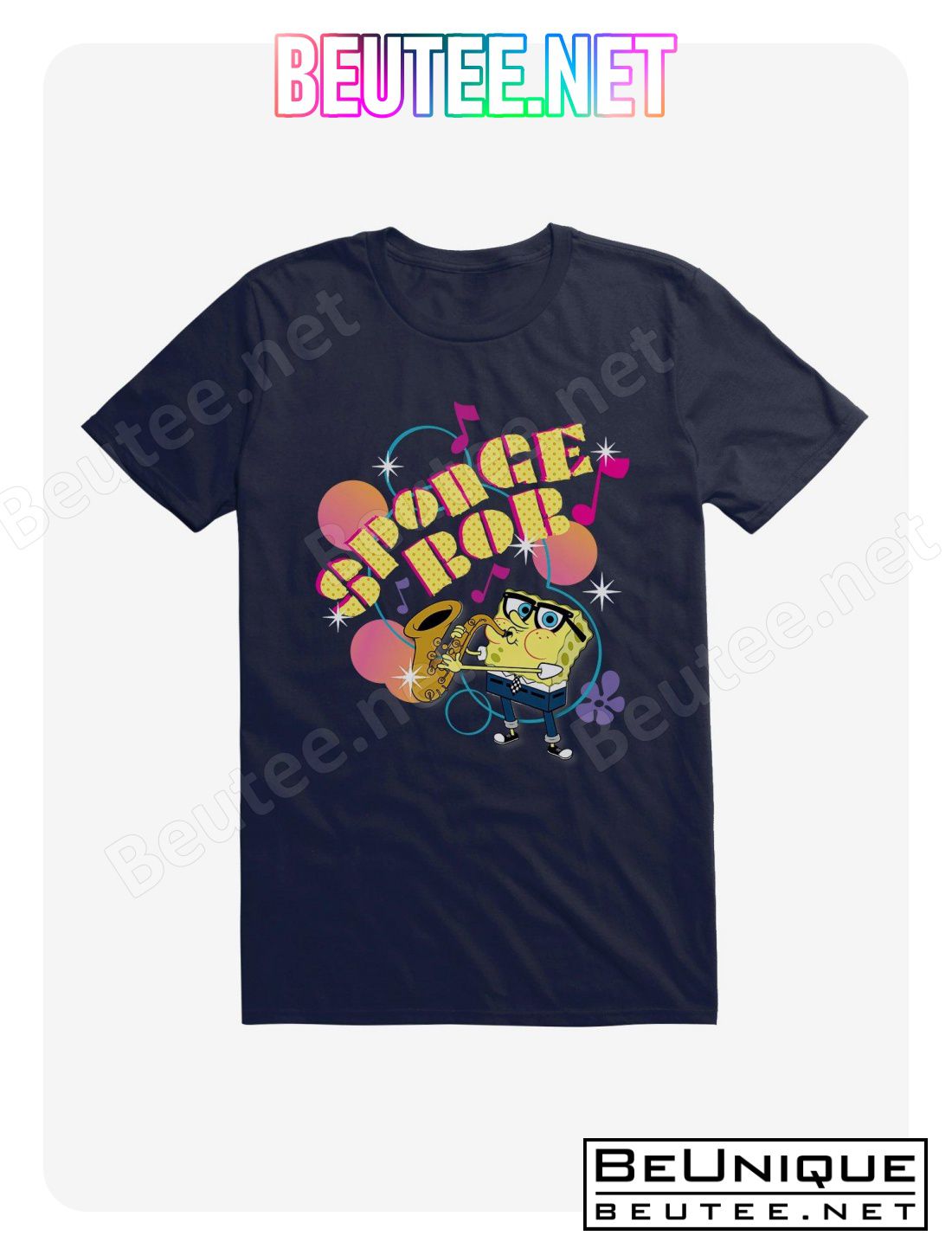SpongeBob SquarePants Saxophone Playin' Sponge T-Shirt