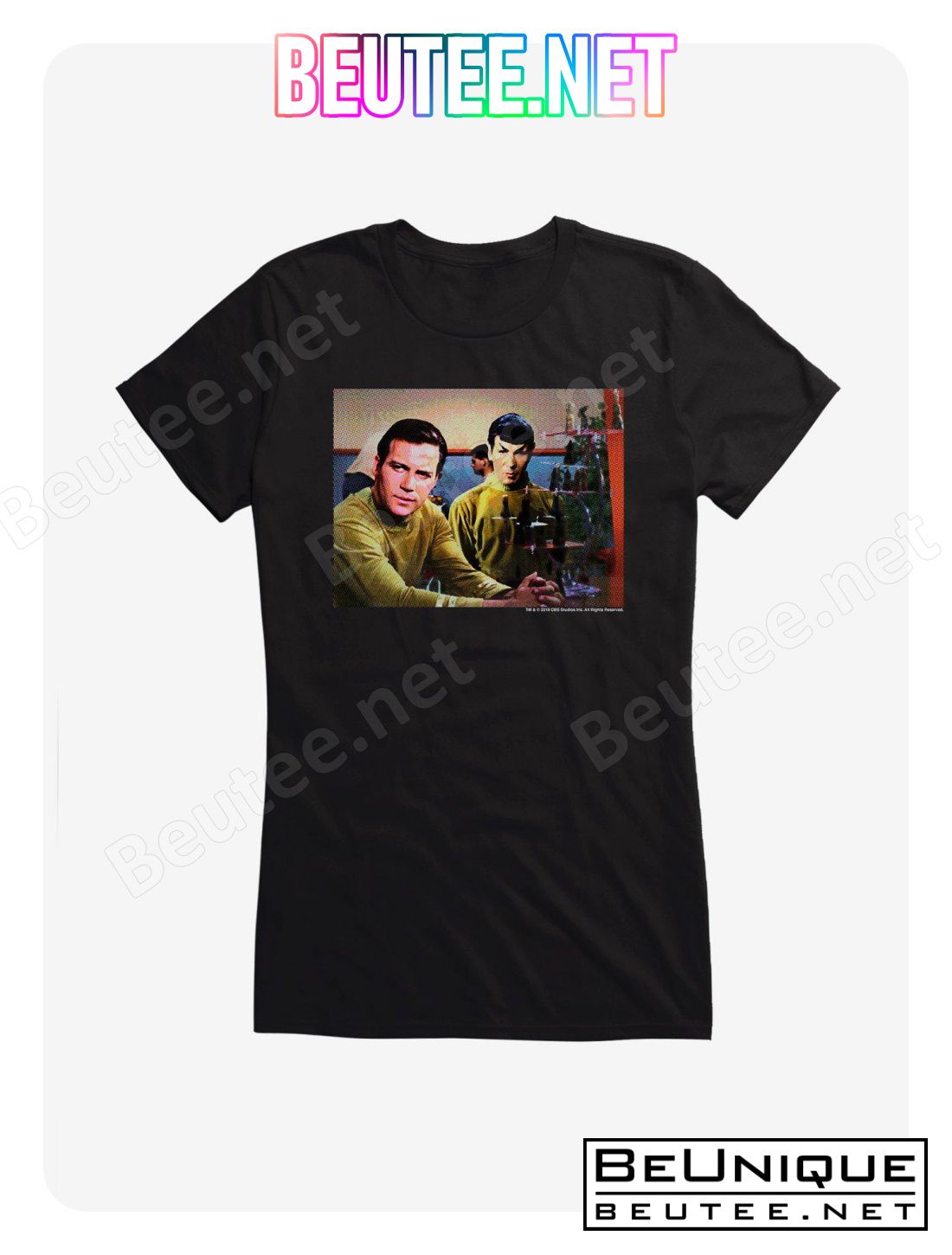Star Trek Duo Kirk And Spock T-Shirt