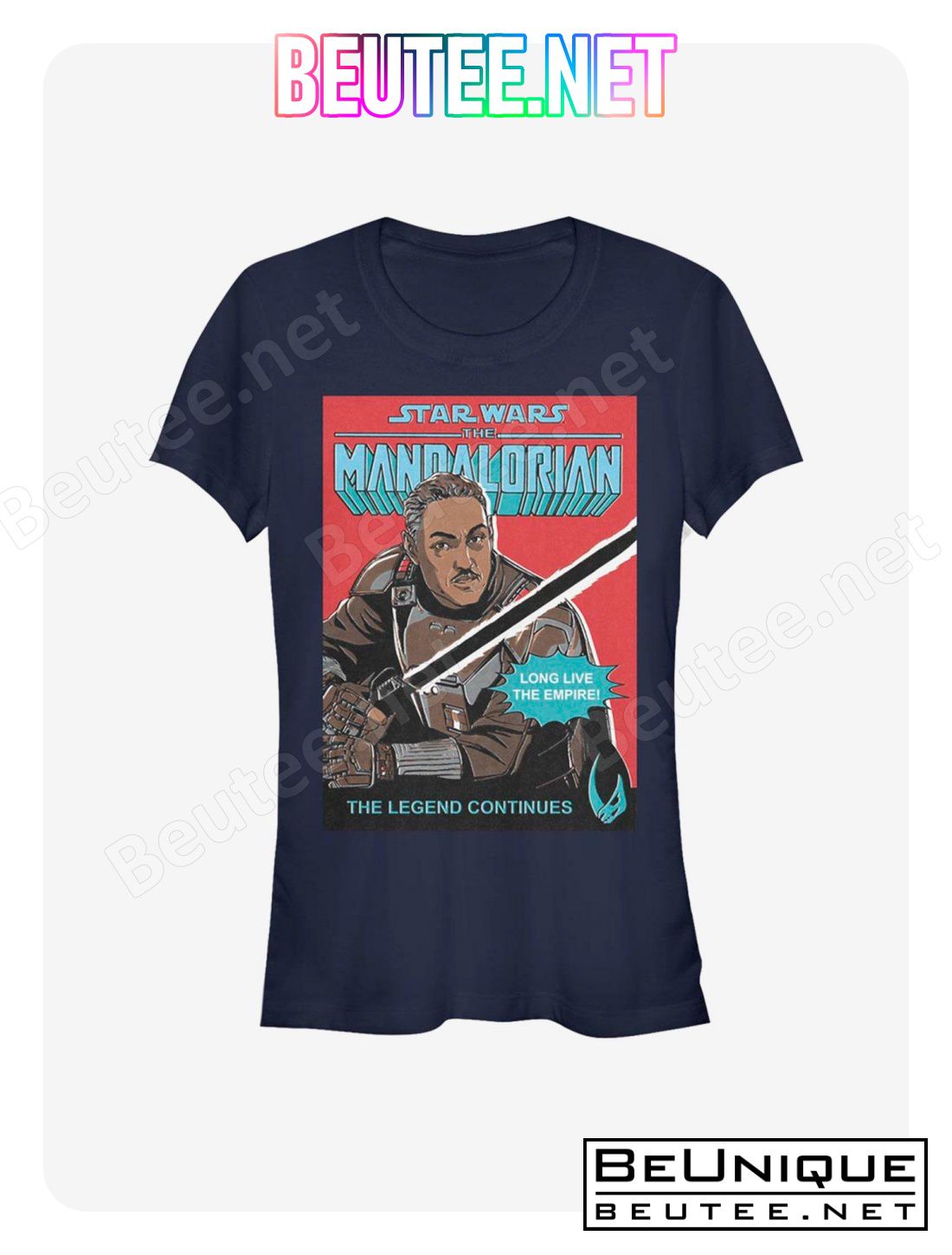 Star Wars The Mandalorian Moff Long Live Poster T-Shirt