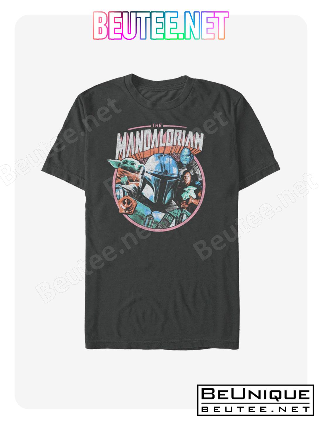 Star Wars The Mandalorian Pop Frame Crew T-Shirt