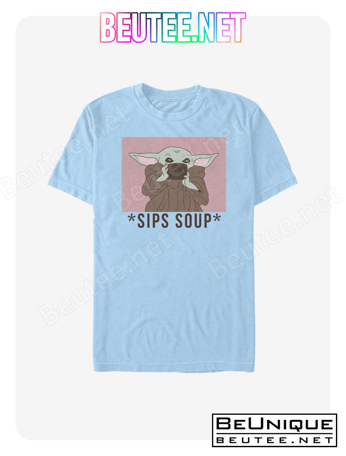 Star Wars The Mandalorian The Child Sips Soup T-Shirt