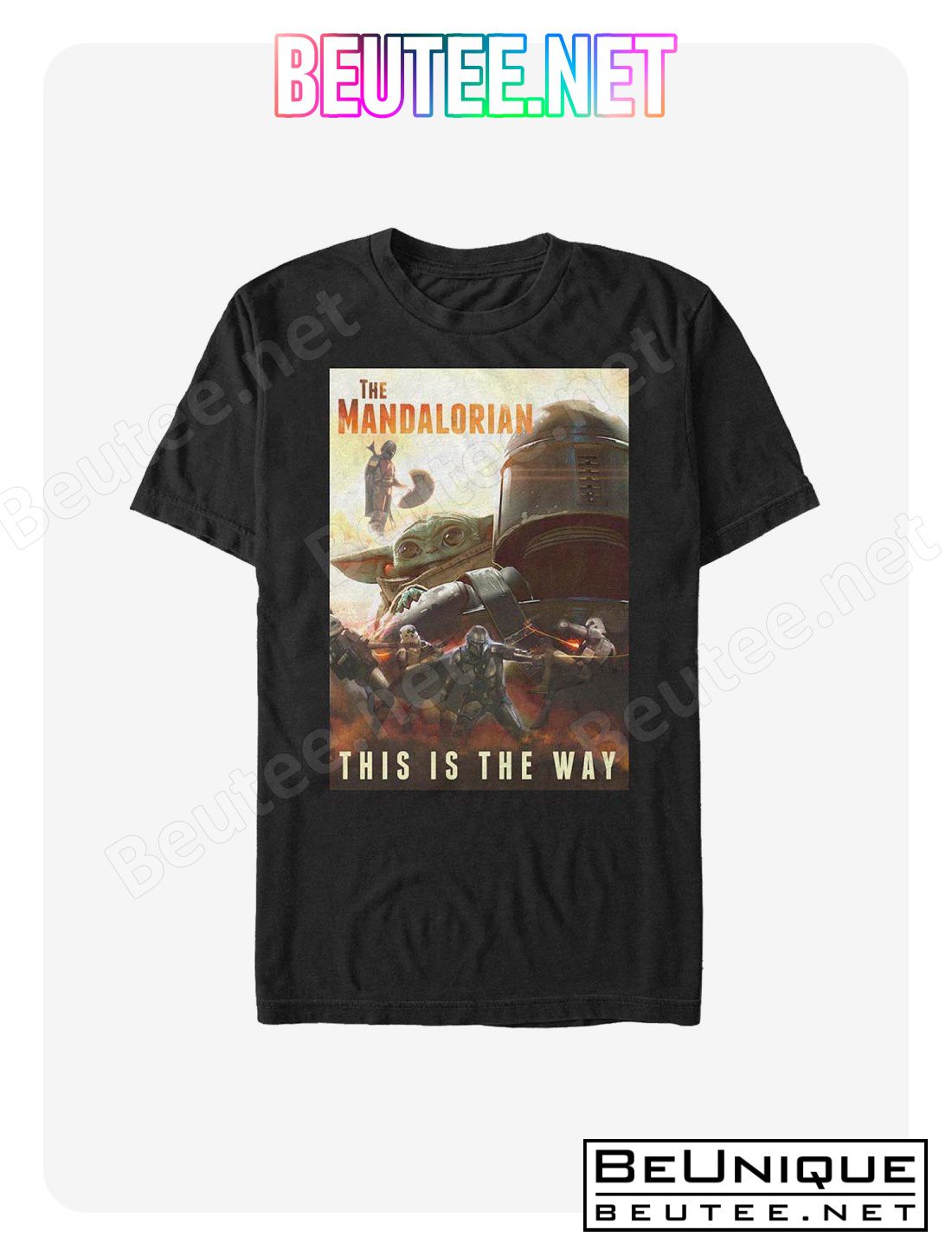Star Wars The Mandalorian The Way Poster T-Shirt