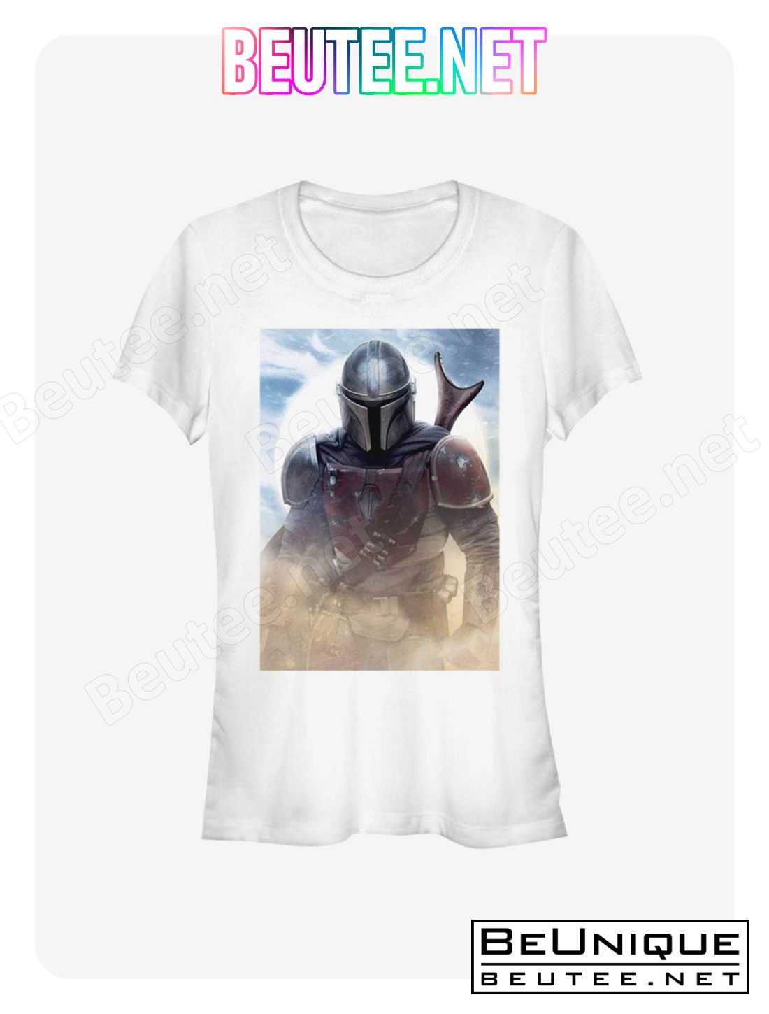 Star Wars The Mandalorian Warrior Poster T-Shirt