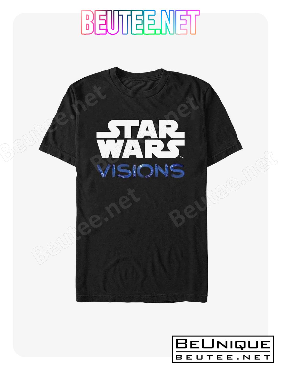 Star Wars Visions Stacked Logo T-Shirt