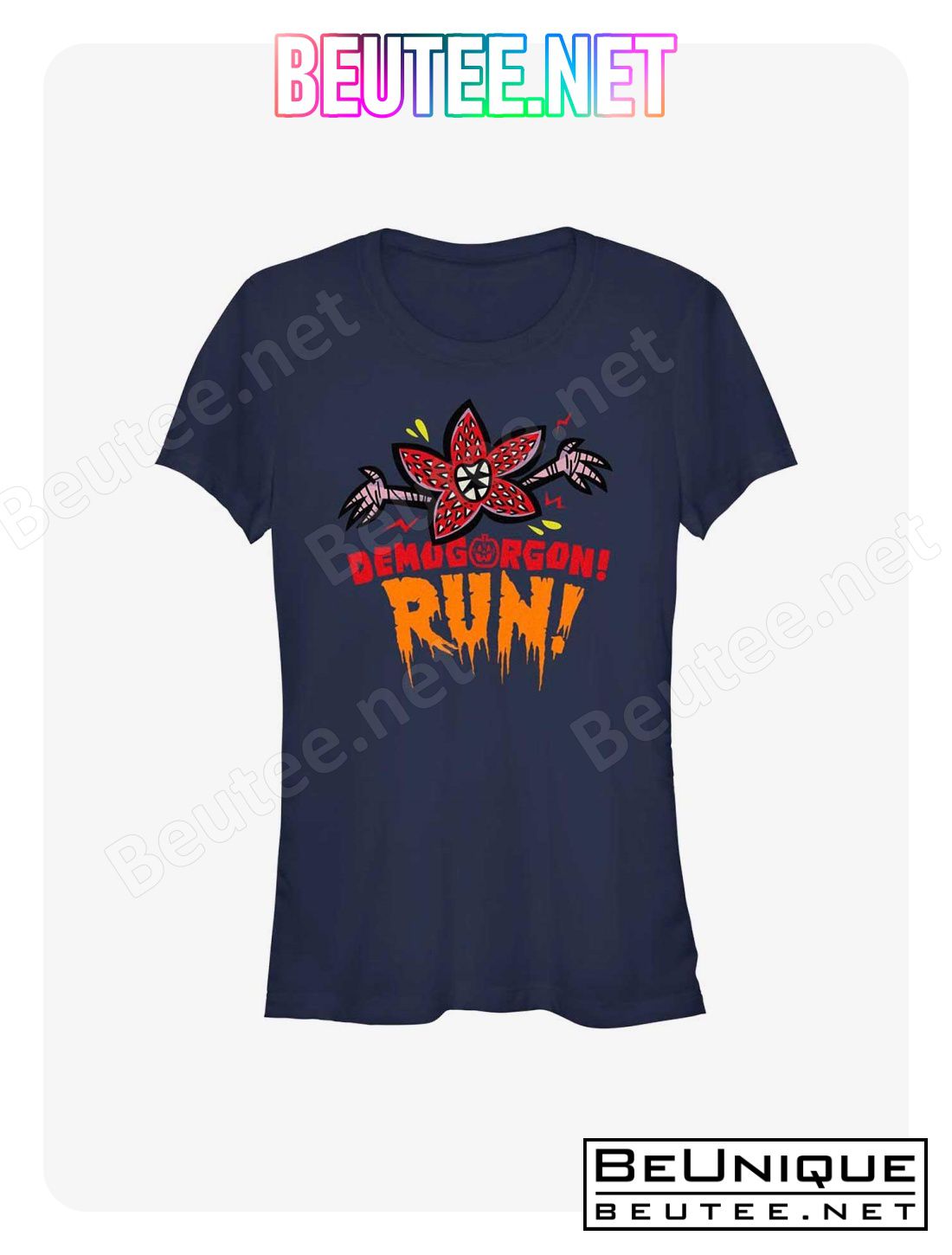 Stranger Things Demogorgon! Run! T-Shirt