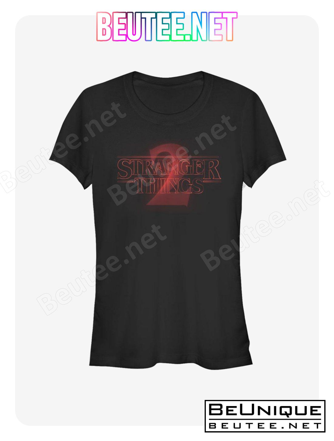 Stranger Things Stranger Two Neon Logo T-Shirt