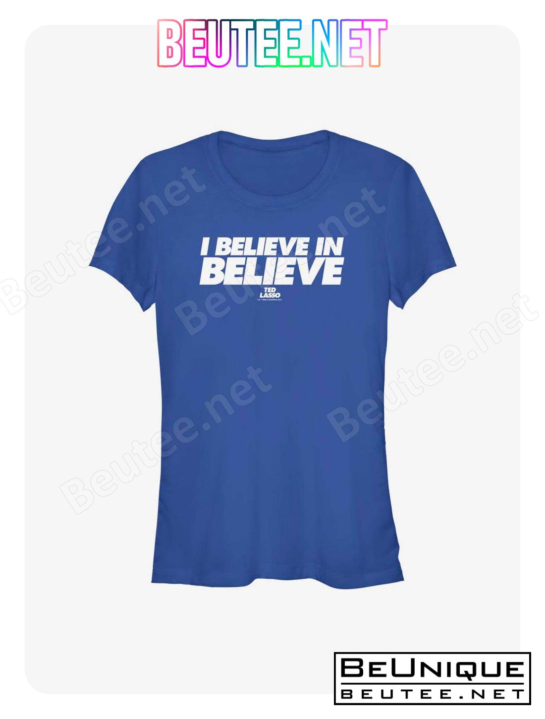Ted Lasso Believe In Believe Text T-Shirt