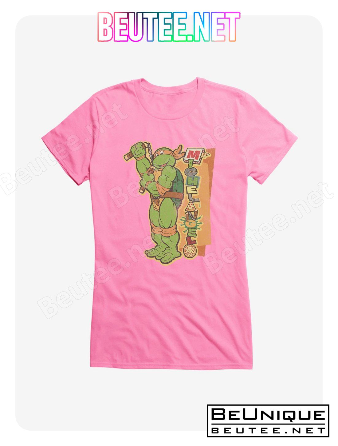 Teenage Mutant Ninja Turtles Michelangelo Script T-Shirt