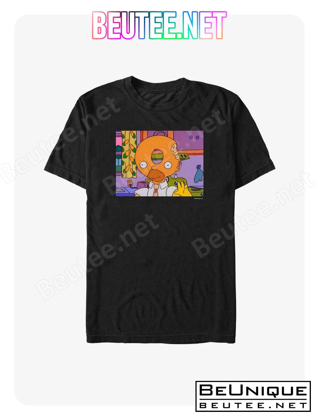 The Simpsons Homer Donut Head T-Shirt