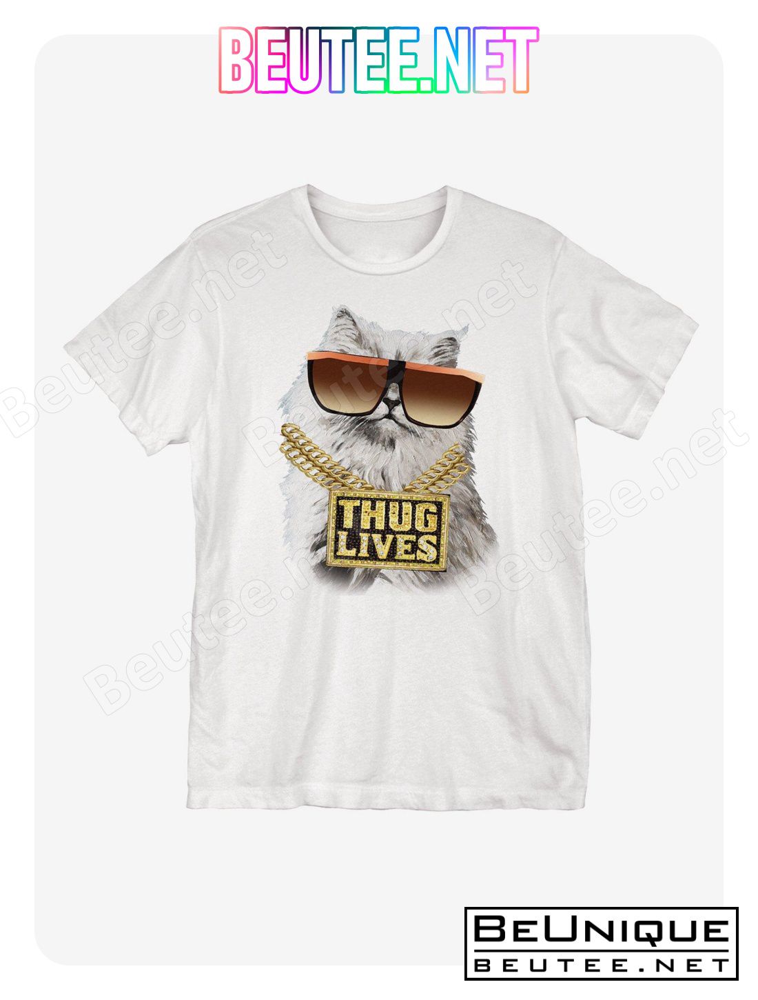 Thug Lives Cat T-Shirt