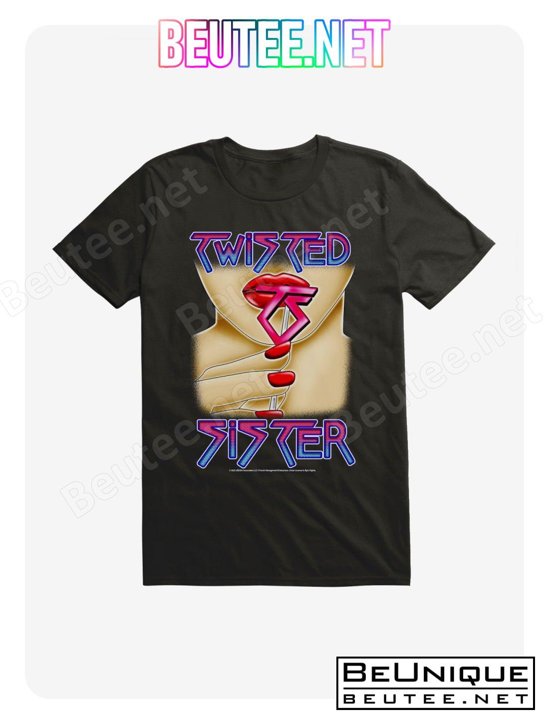 Twisted Sister Red Lips T-Shirt
