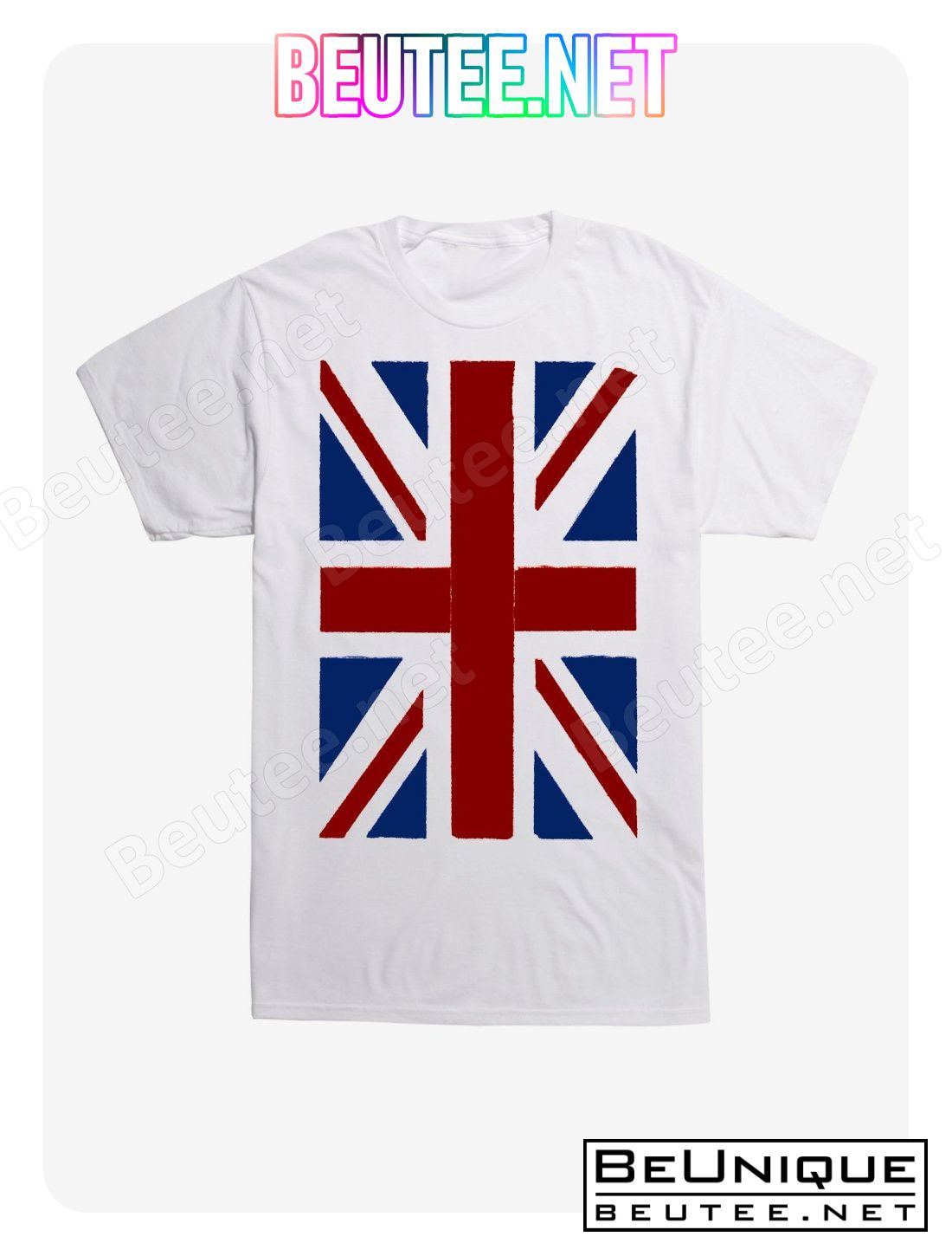 Vertical British Flag T-Shirt